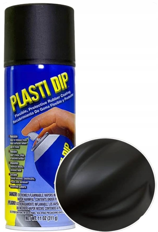 PlastiDip Plasti Dip Black Mat Czarny 400ML Original Usa
