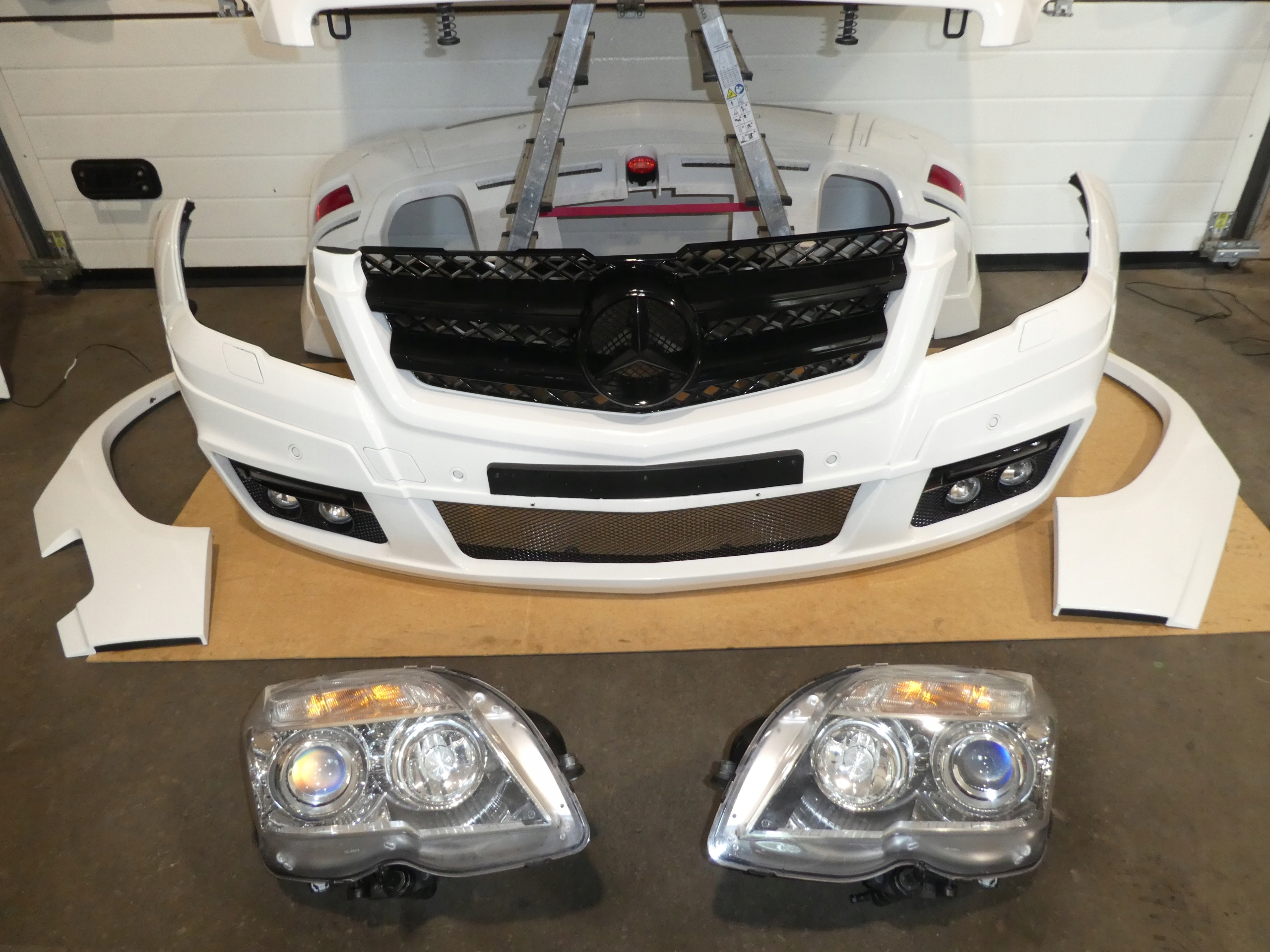 MERCEDES GLK X204 bonnet bumper front rear part thresholds BRABUS