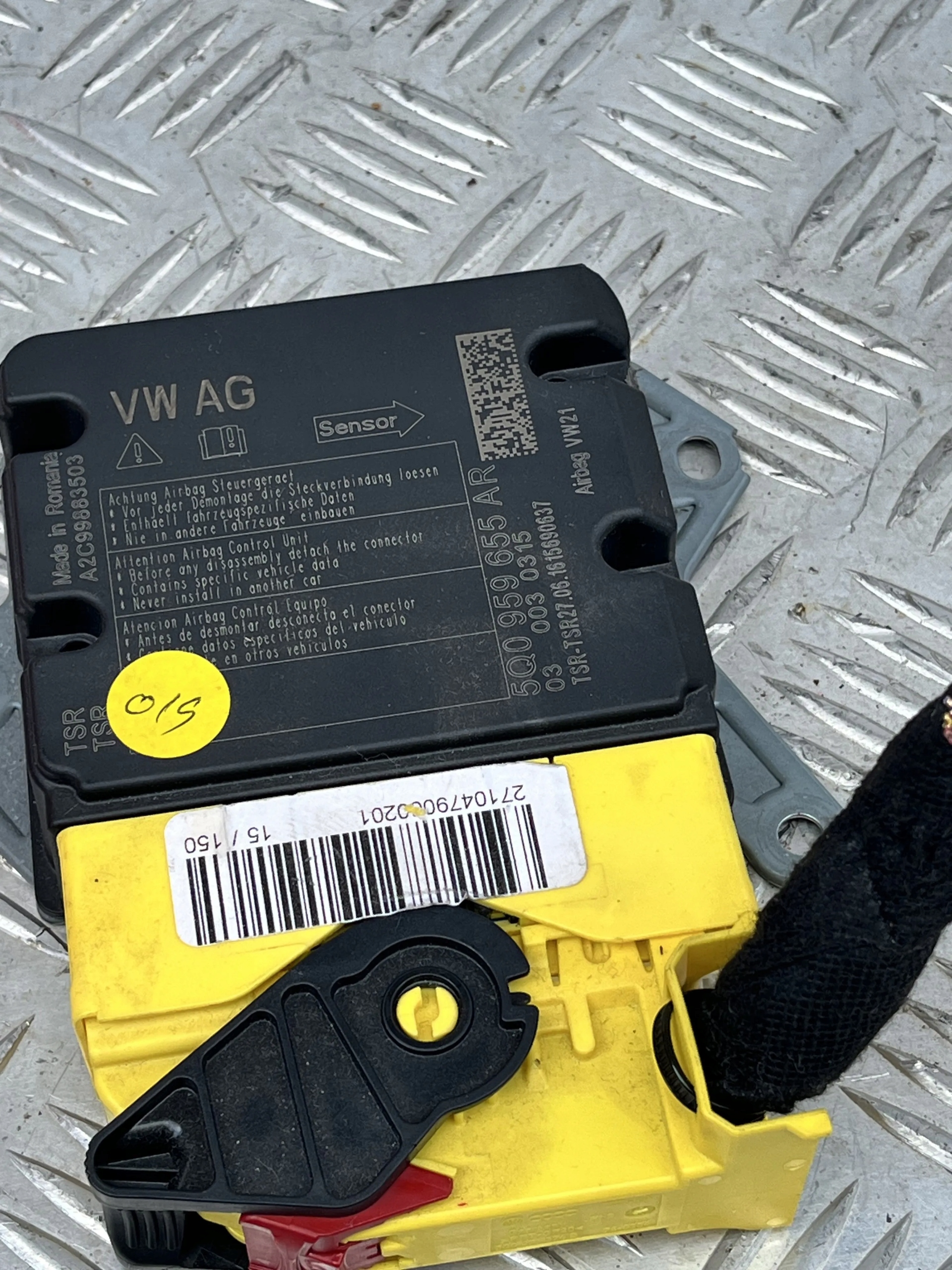 MODUŁ PODUSZEK AIRBAG AUDI A3 8V 12- 5Q0959655AR