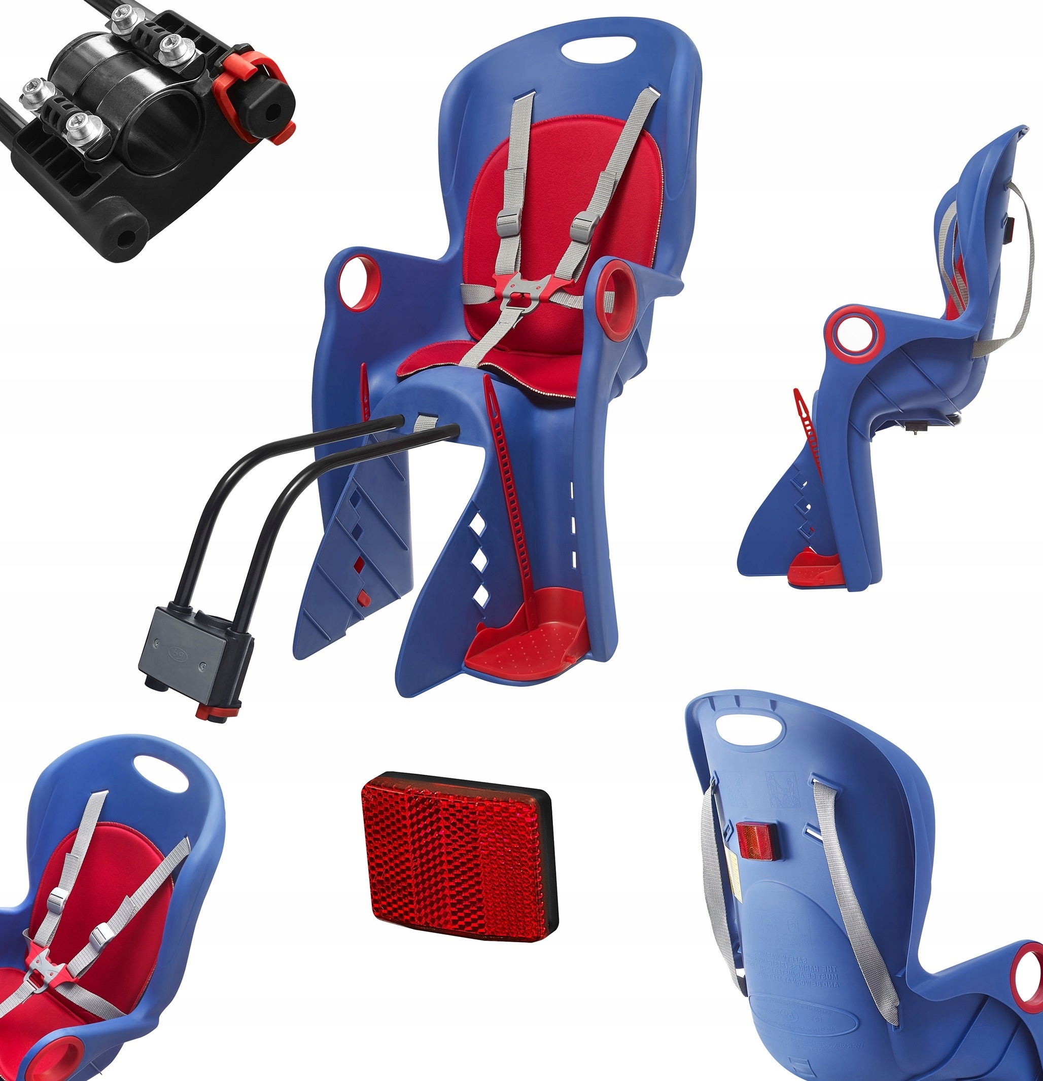 BEZPIECZNY FOTELIK ROWEROWY NA RAMĘ BAGAŻNIK