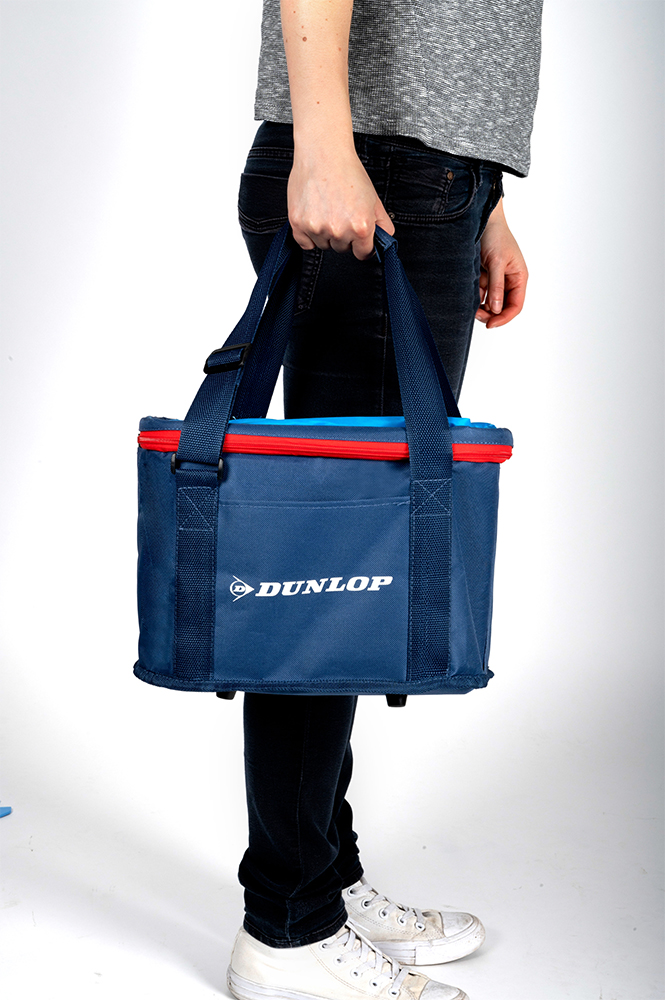 Torba rowerowa KOSZYK na zakupy kierownicę DUNLOP + odblask Model Torba na zakupy, rower przednia