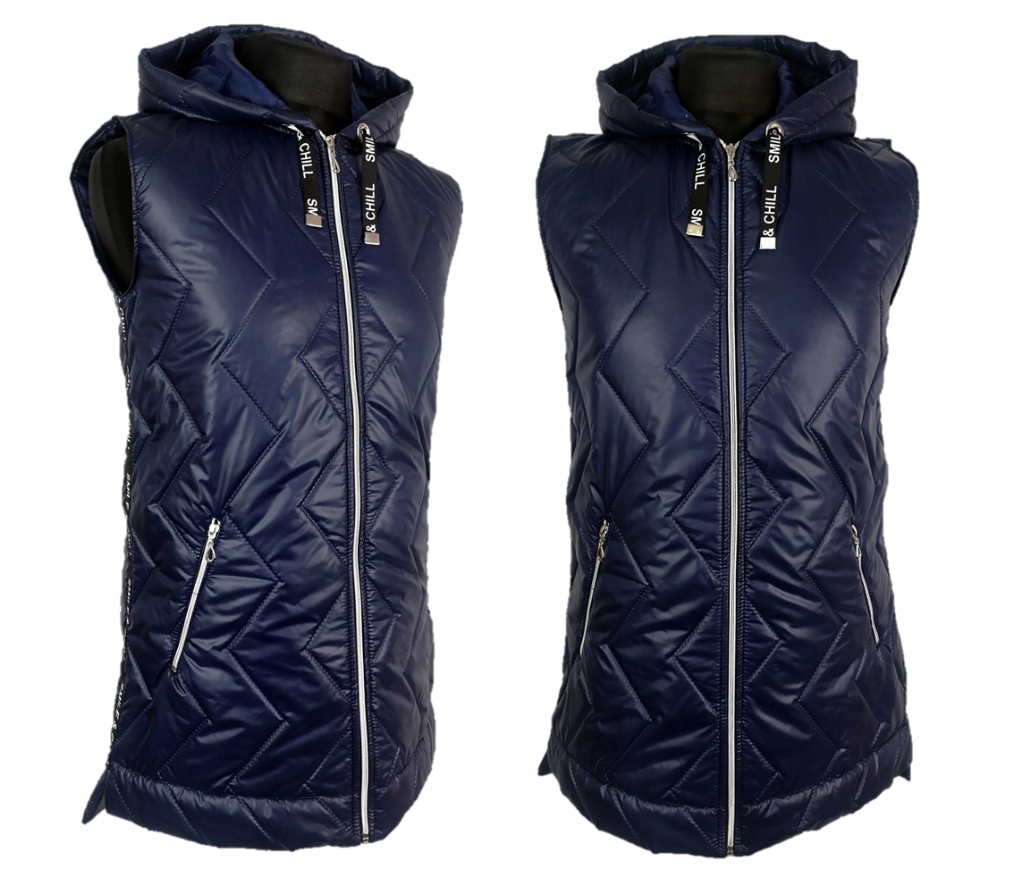 ASYMETRYCZNA DŁUŻSZA KAMIZELKA PIKOWANA M 38 Rodzaj inna