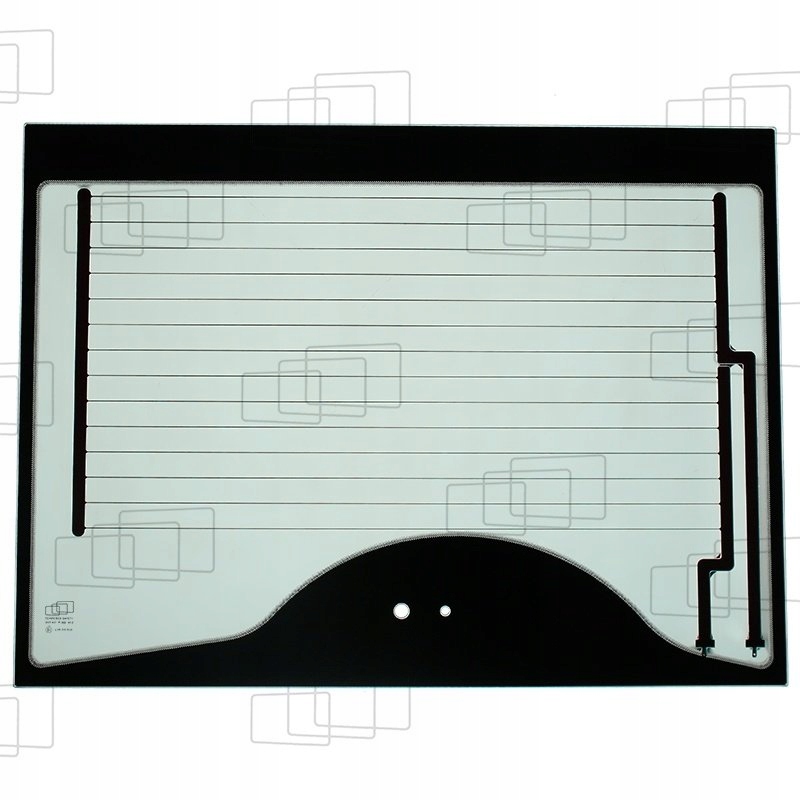 sklo Jcb zadní vyhřívané 827/80437