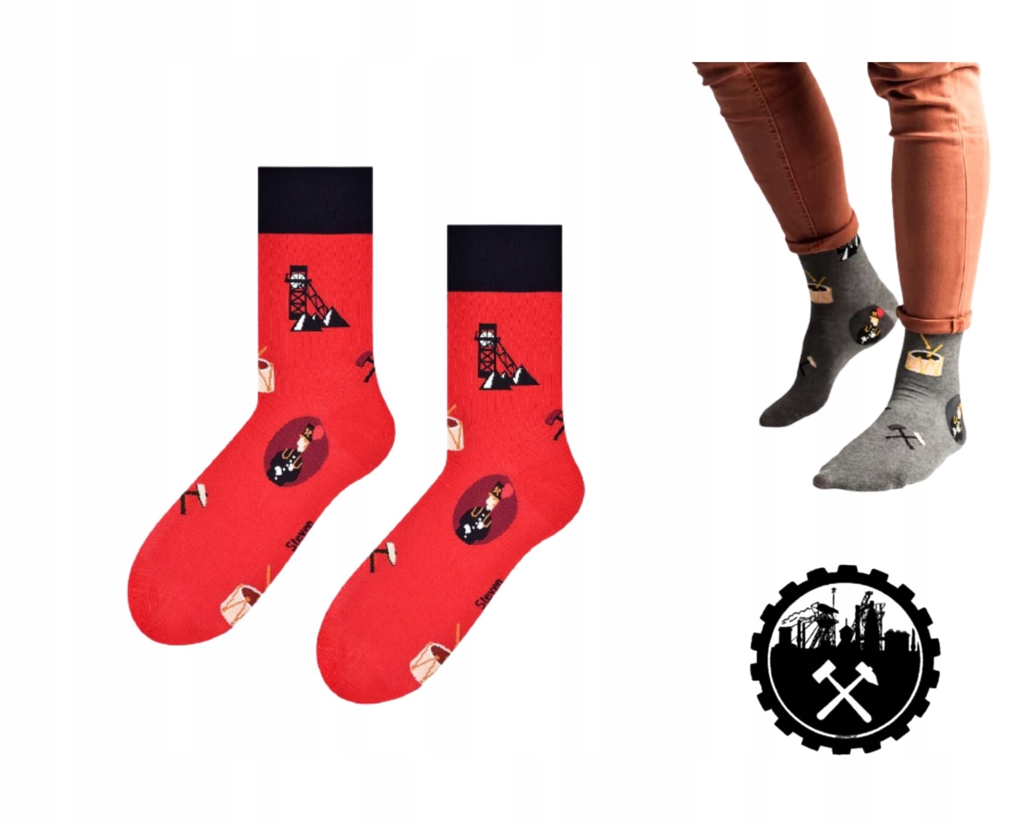 

Skarpety męskie folk-śląsk barbórka rozm. 39-42