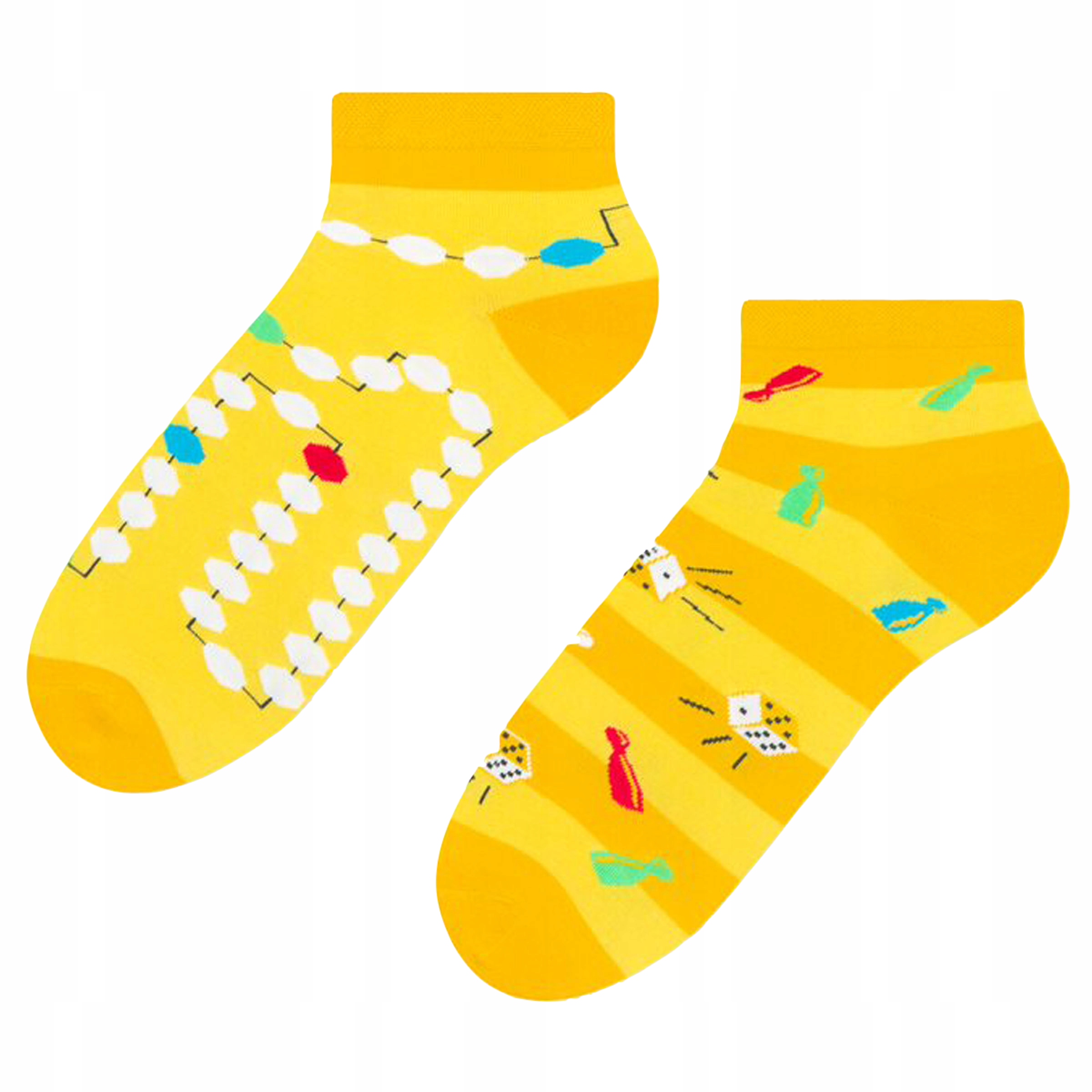 

kolorowe skarpety stopki More nie do pary Gra