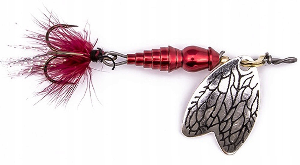 

Mepps Bug Cherry srebrny/czerwony 1/4g