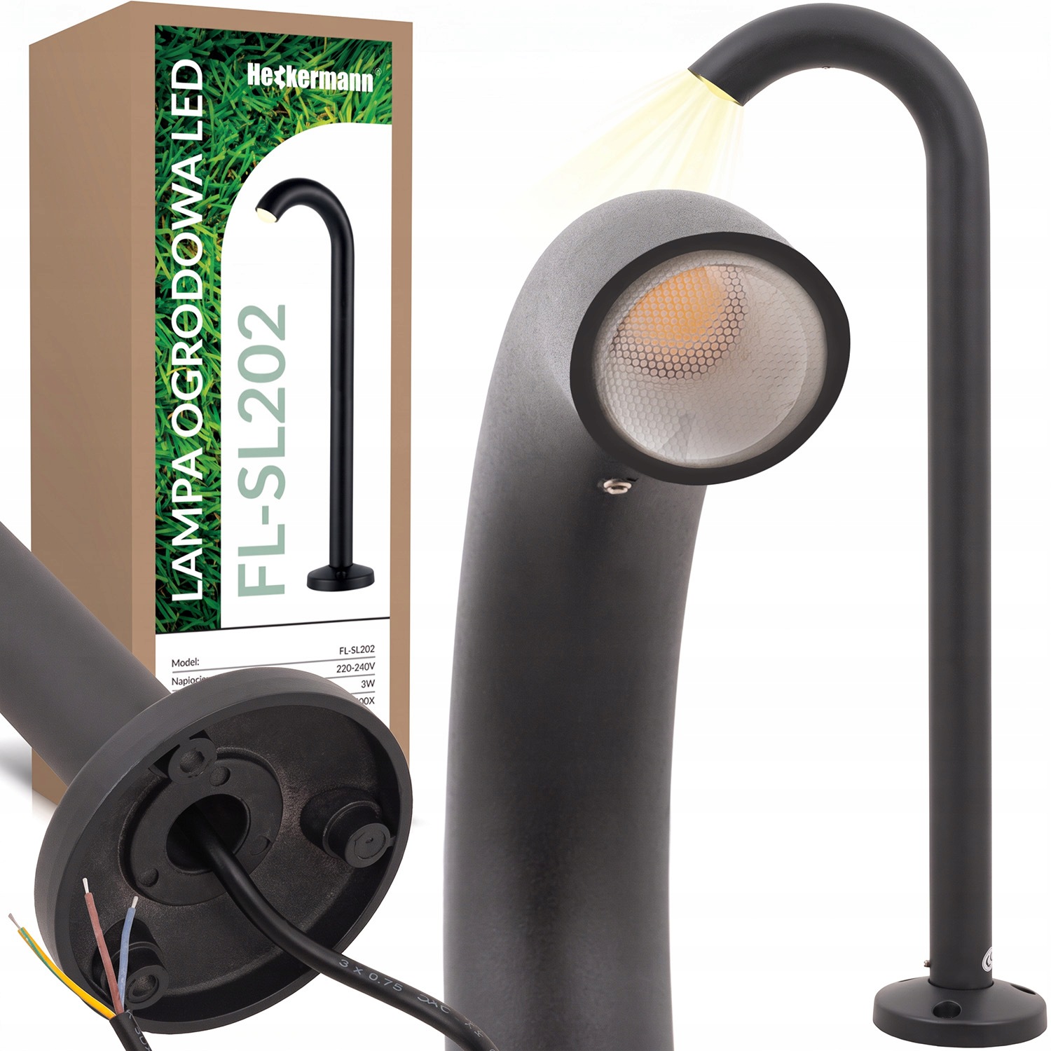 Led Zahradní Lampa Venkovní Stojací Sloupek 50 CM