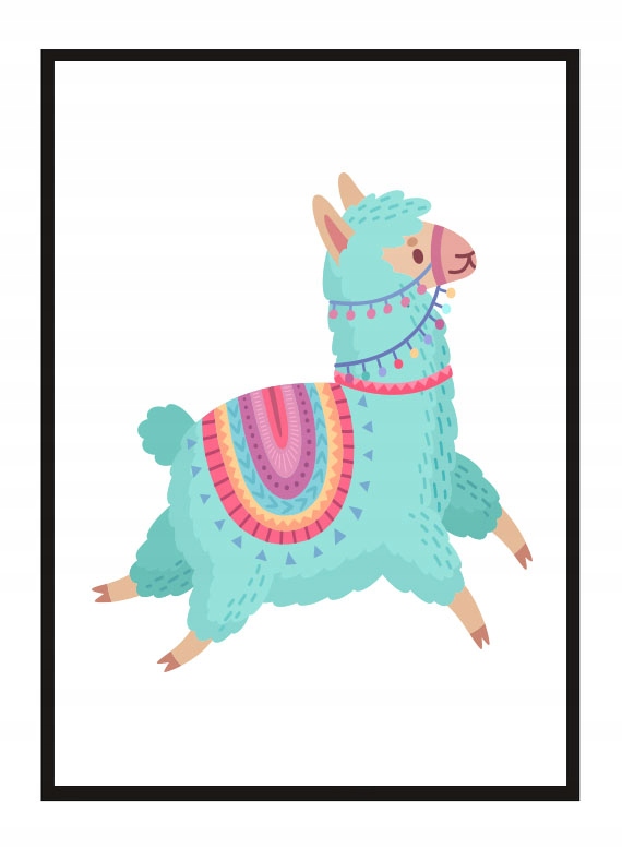 

Obraz Plakat W Ramie 33x43 cm Alpaka PD328