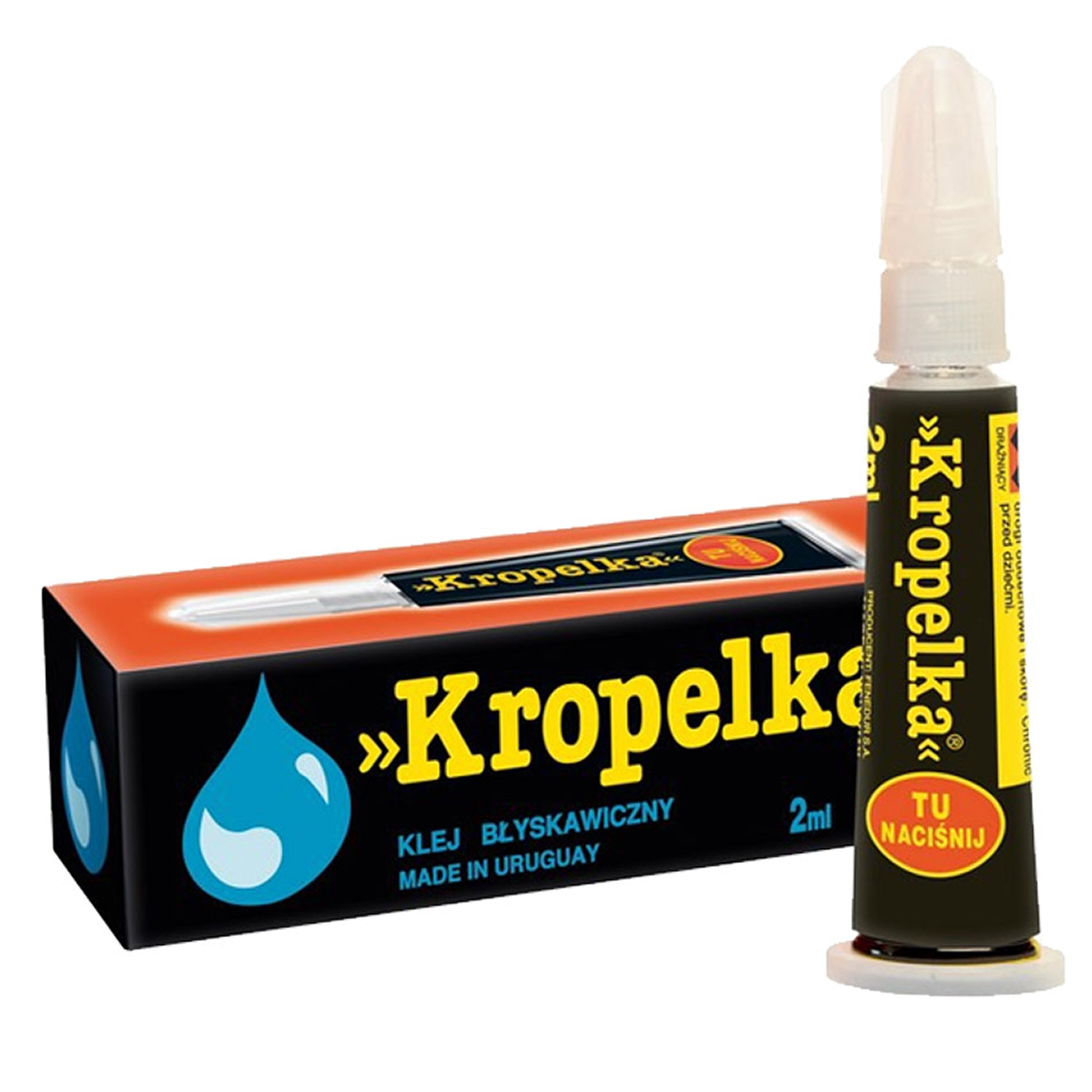 

Klej Kropelka 2ml Uniwersalny Błyskawiczny