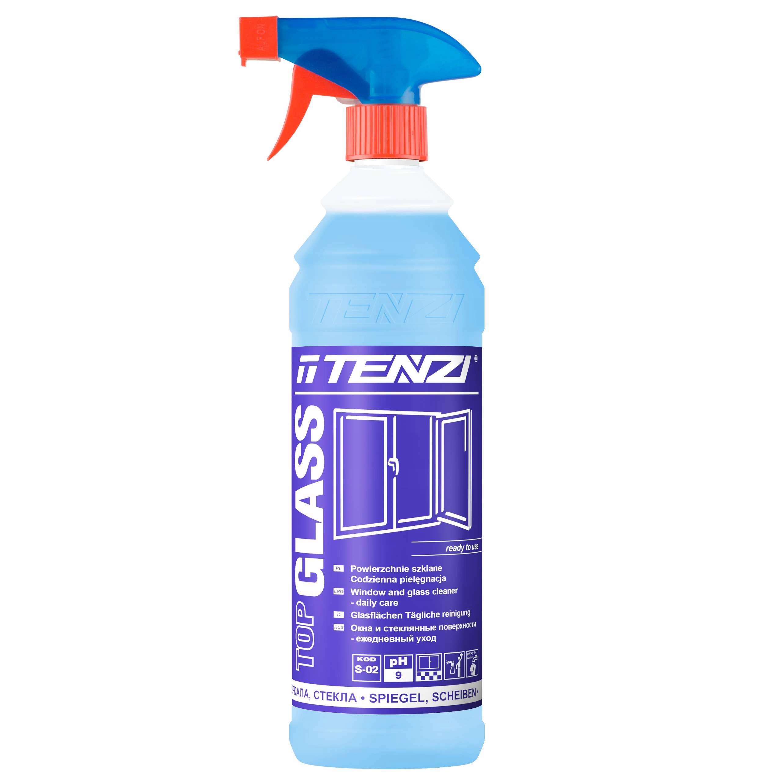 

Tenzi Top glass 1l.- płyn do mycia szyb, luster