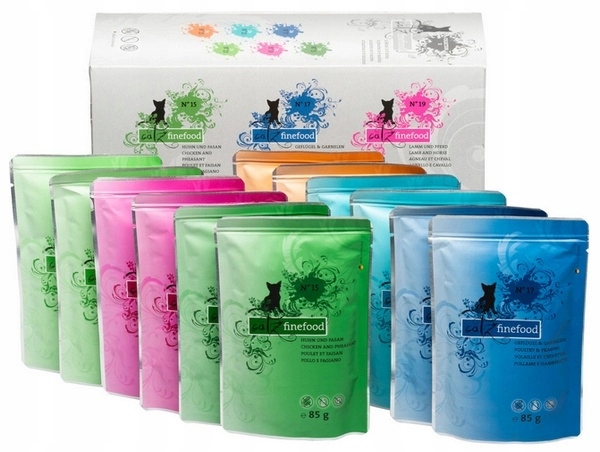 Levně Catz Finefood krmivo mokré mix chutí 1,05 kg