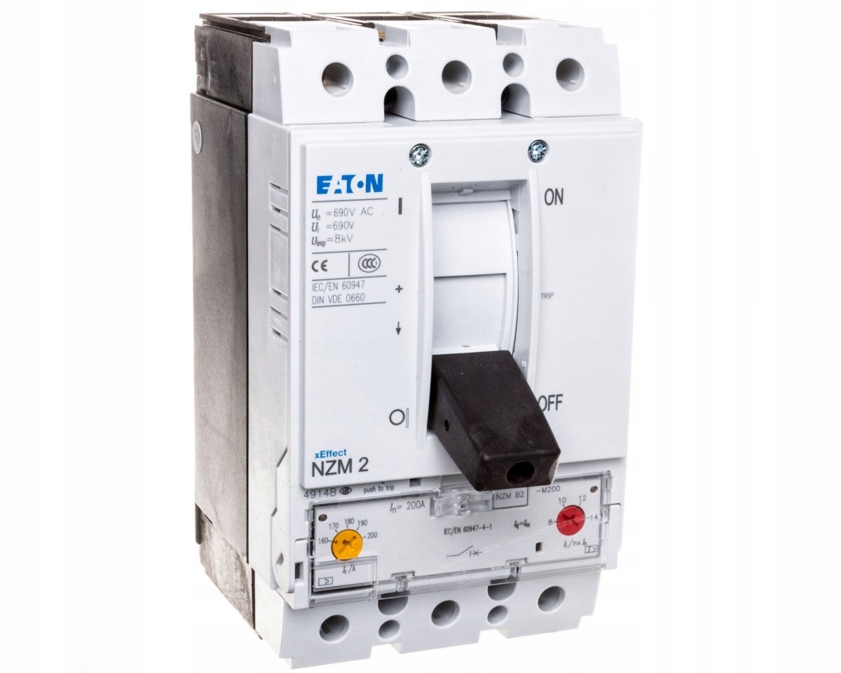 Wyłącznik silnikowy 3P 110kW 160-200A NZMB2-M200