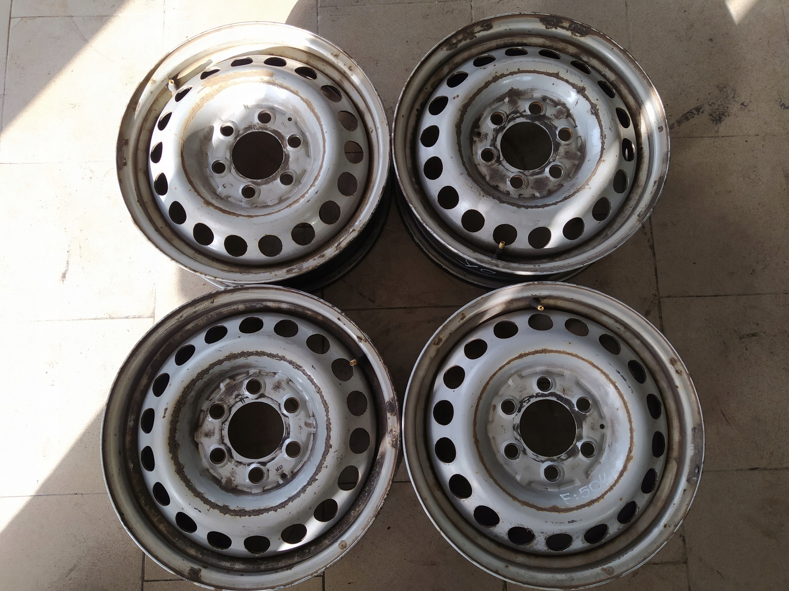 Сталеві диски MERCEDES Sprinter II Crafter 6x130