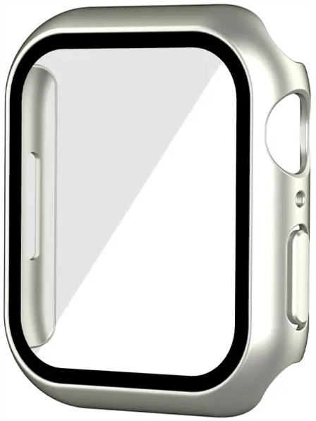2w1 ETUI + SZKŁO DO APPLE WATCH 7/8 45MM Kolor czarny