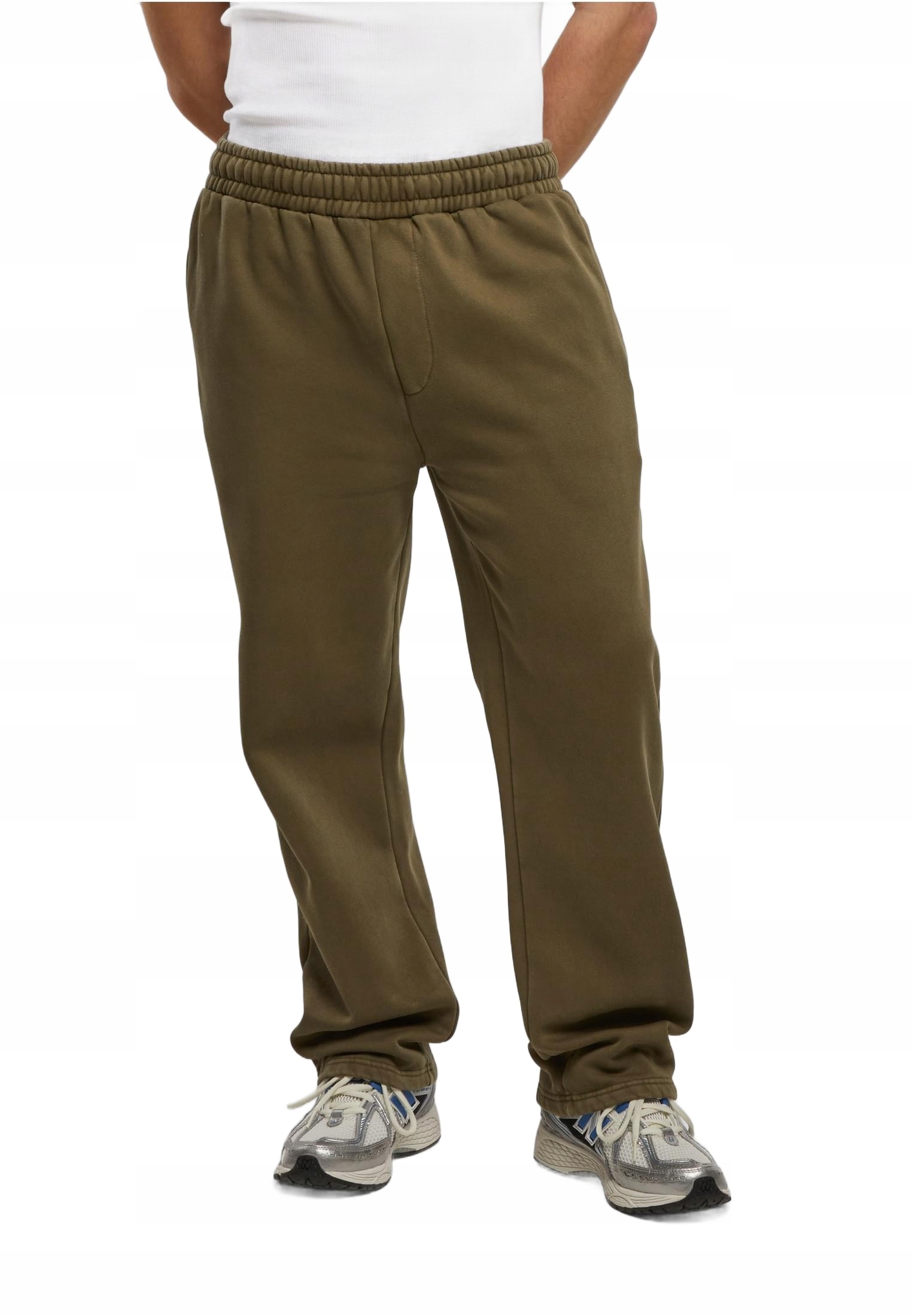 Dresové kalhoty Urban Classic Vintage Warm Khaki široké TB7614 L