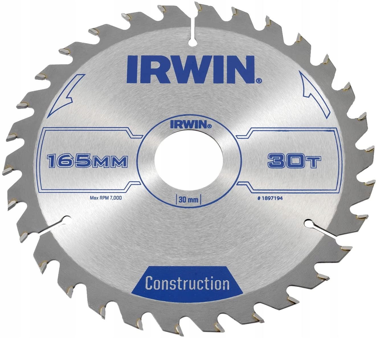

Piła Spiekowa Do Drewna 165*30MM/30T 1897194 Irwin