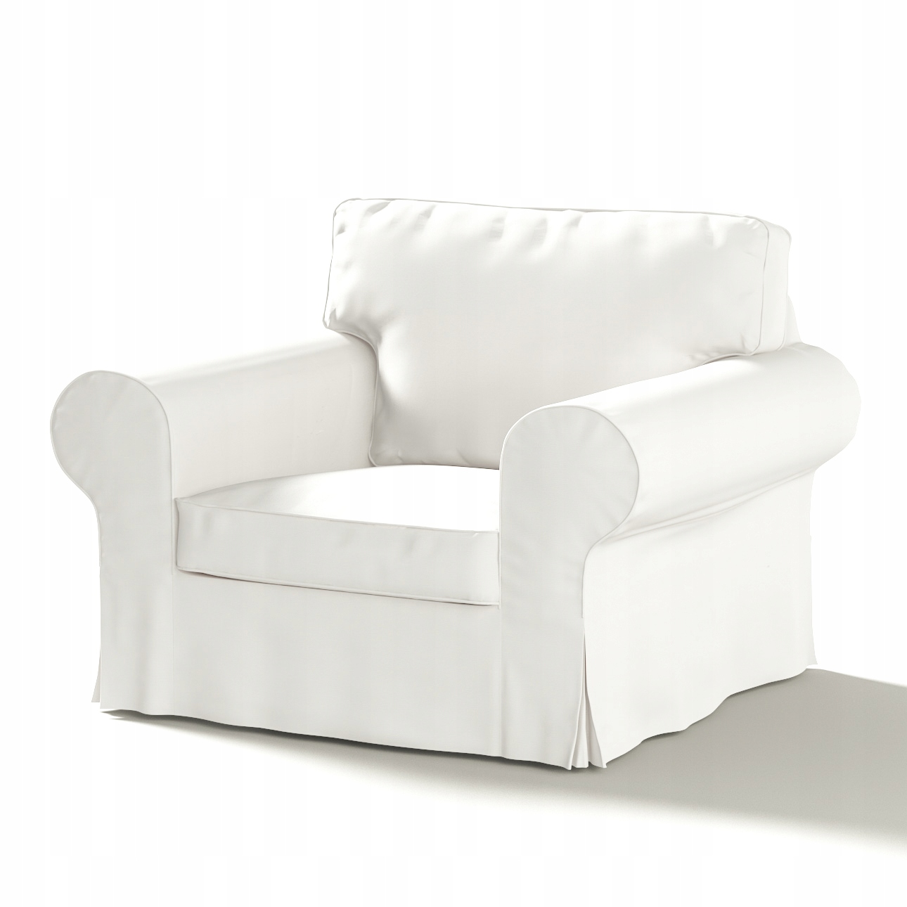 Dekoria potah na křeslo Ektorp Ikea bílý