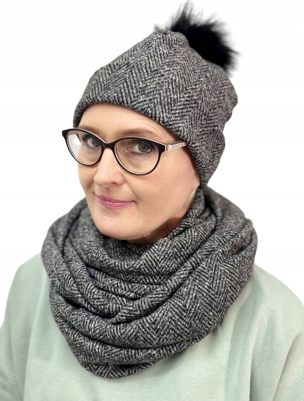 

Czapka i komin wek -293 turbany czapki Eva Design