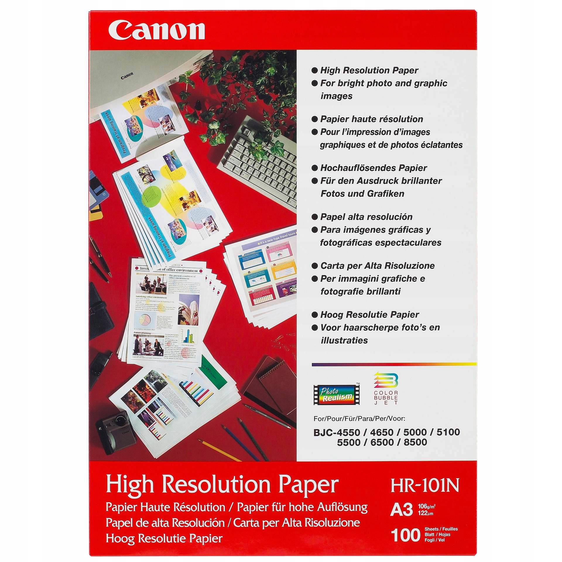Canon Hr 101 N A 3, 100 listů Fotopapír 106 g