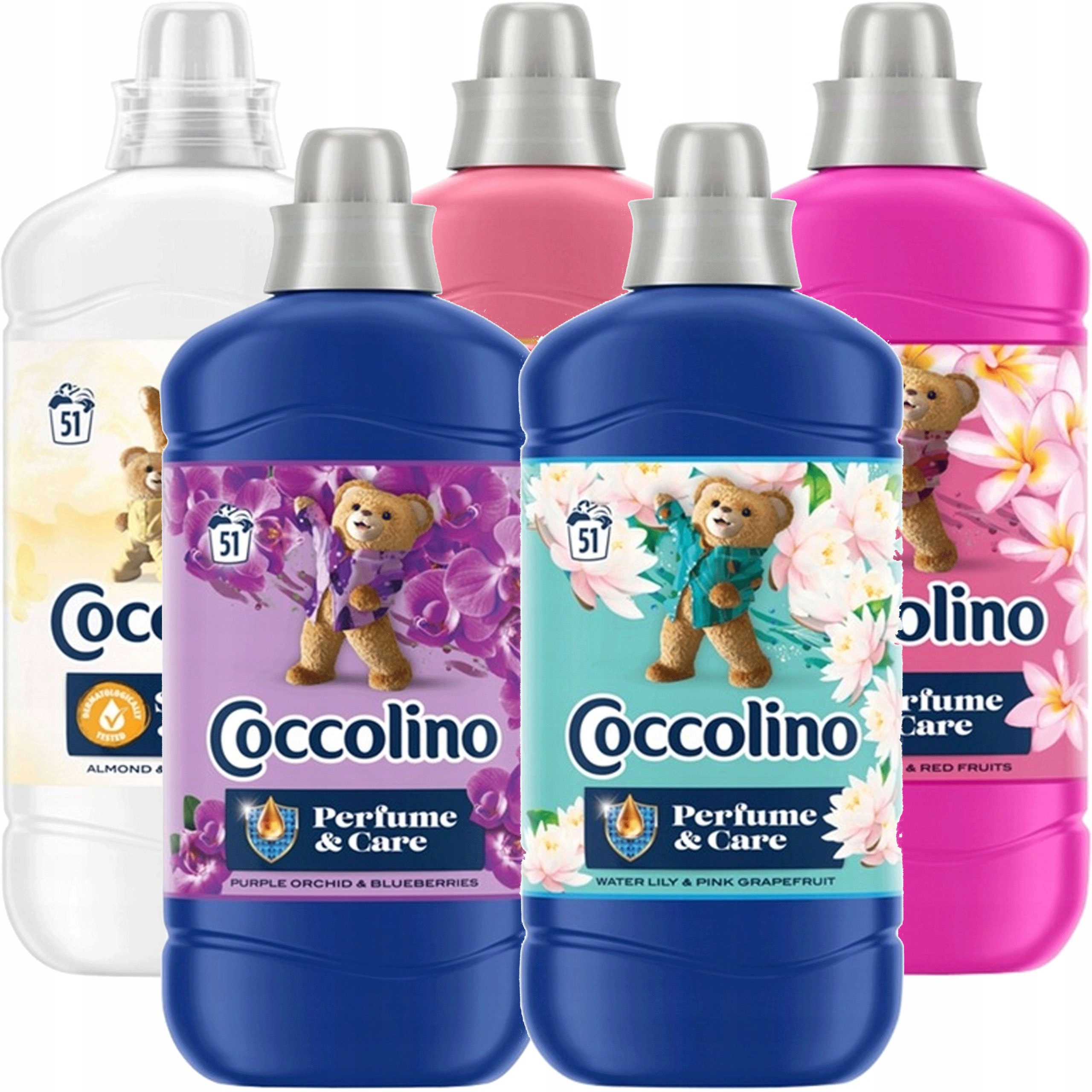Levně Coccolino Creations Mandle & Tiare Flowers set 1,275 l x 5 MIX 6,375 l