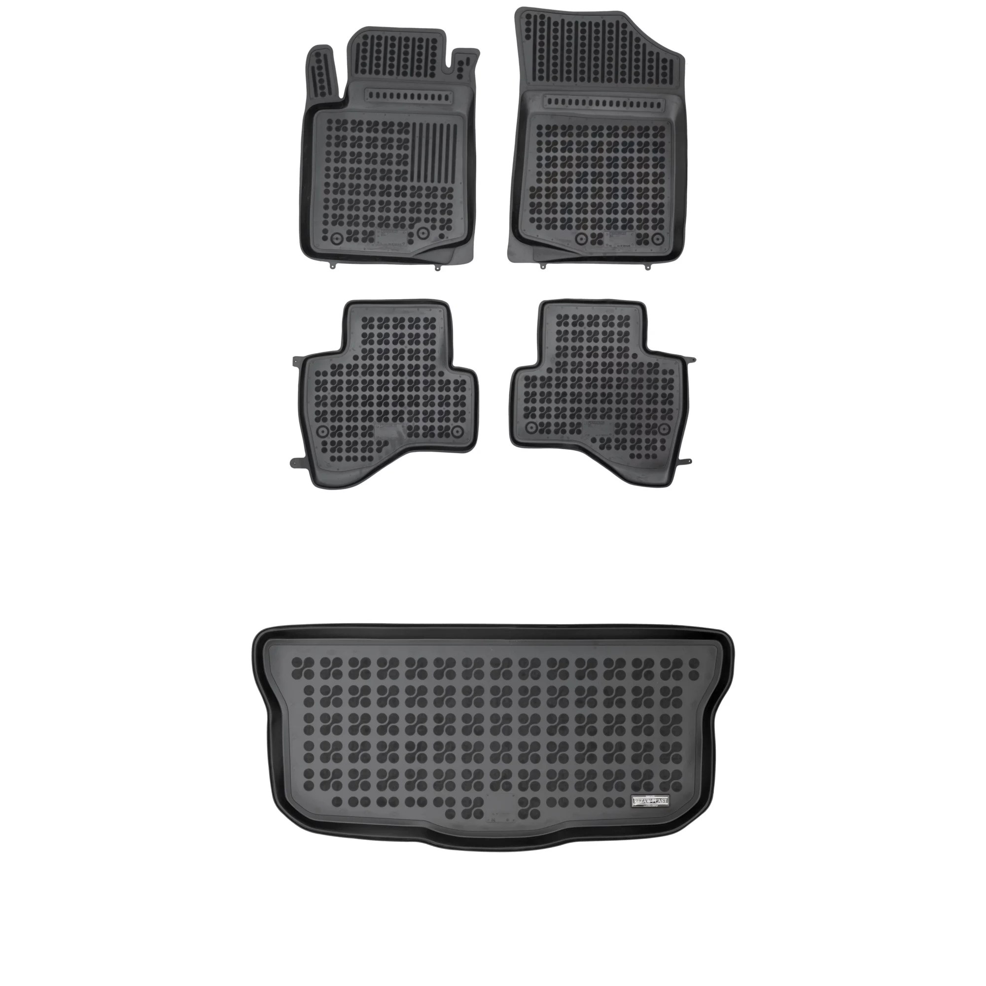 Gumová sada kobercov a rohoží Citroen C1 II 2014-2021