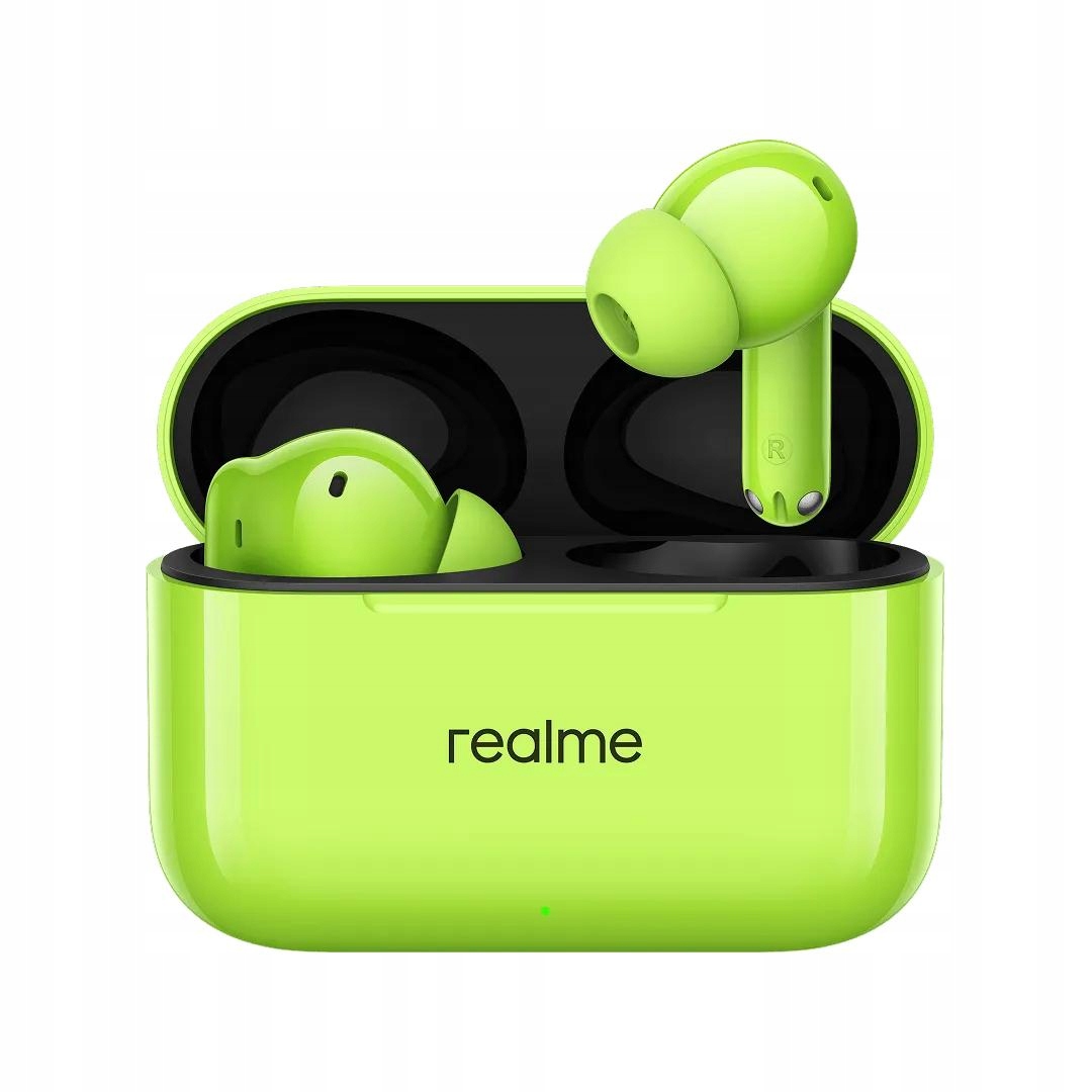 In-ear sluchátka Realme Buds T200 Anc Tws zelená