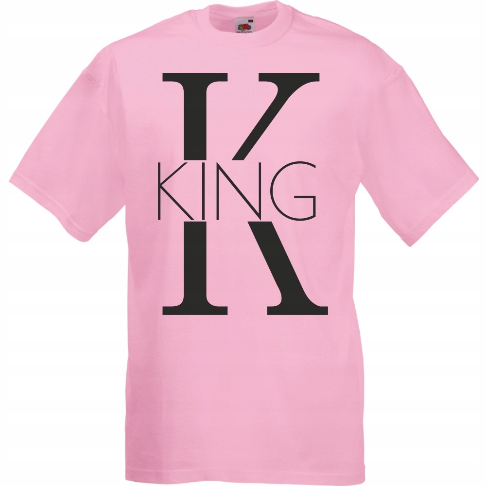 

Koszulka king król dla par XXL różowa