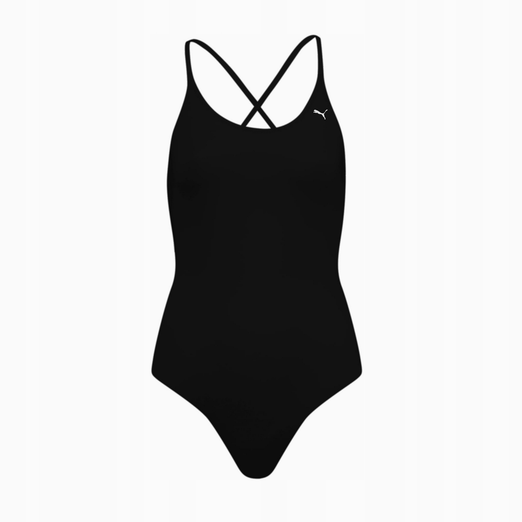 Dámské plavky Puma Swim V-neck černé 93508603 vel. M