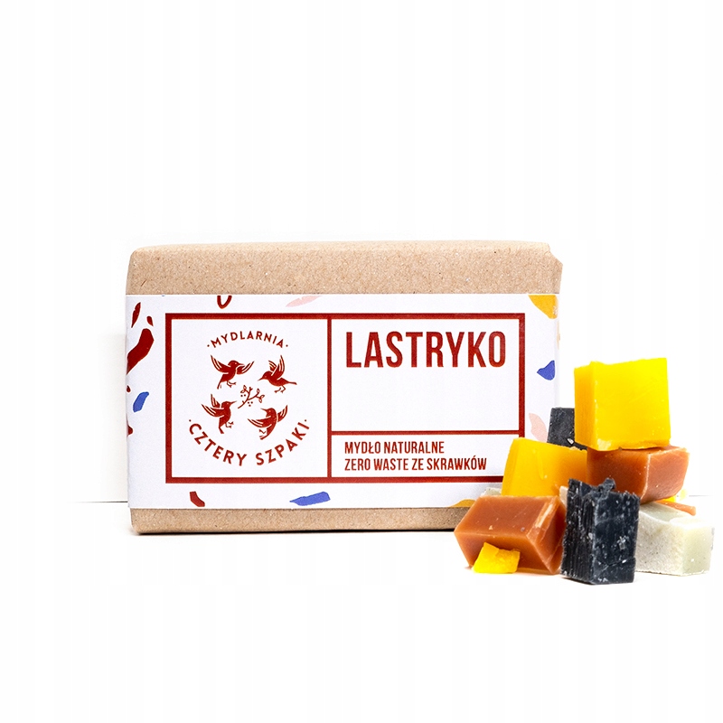 LASTRYKO - mydło zero waste ze skrawków 4SZPAKI Marka Cztery Szpaki
