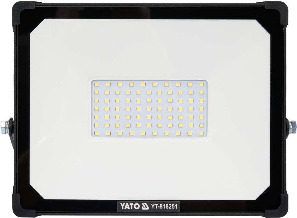 NAŚWIETLACZ HALOGEN LAMPA LED SLIM 50W 4750lm YATO Kolor czarny