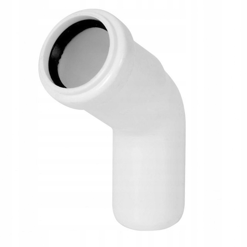 

Kolano 45° 32 mm Kanalizacyjne Wew. Białe Pcv Pp