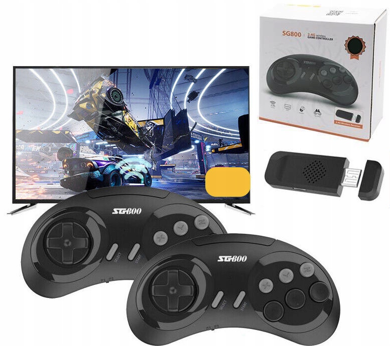 

Bezprzewodowa Konsola Retro Hdmi 2 Pady 2958 Gier
