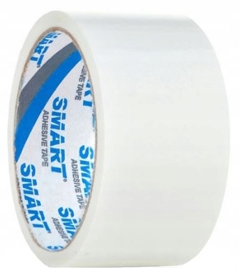 

Taśma Pakowa Klejąca Biała Smart 48MM x 50M