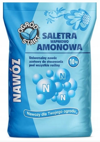 

Saletra Wapniowo Amonowa 10 kg Ogród Start