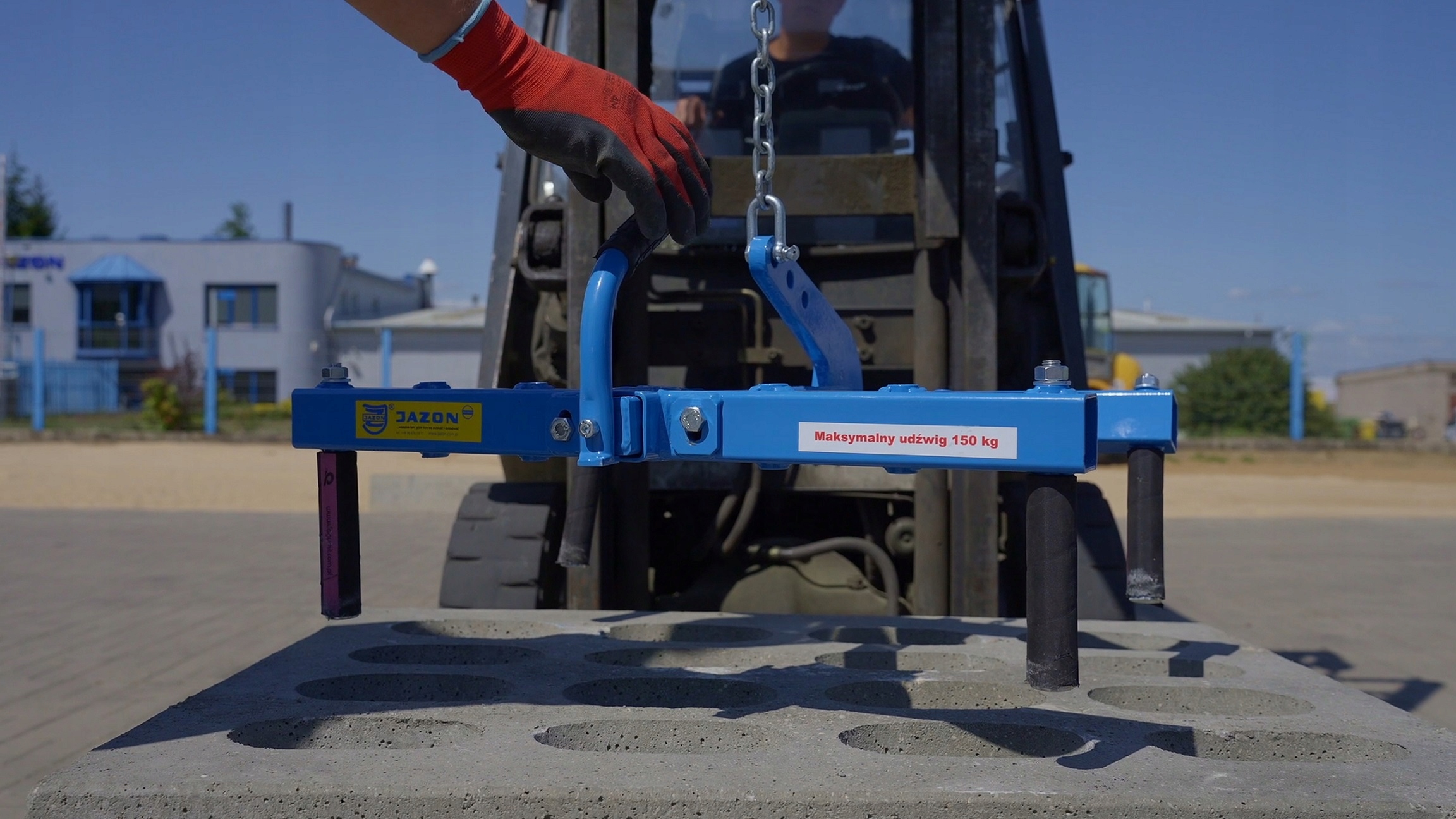 Chwytak do płyt Jumbo, płyt ażurowych Jazon CHJZ2 Liczba elementów w zestawie 1