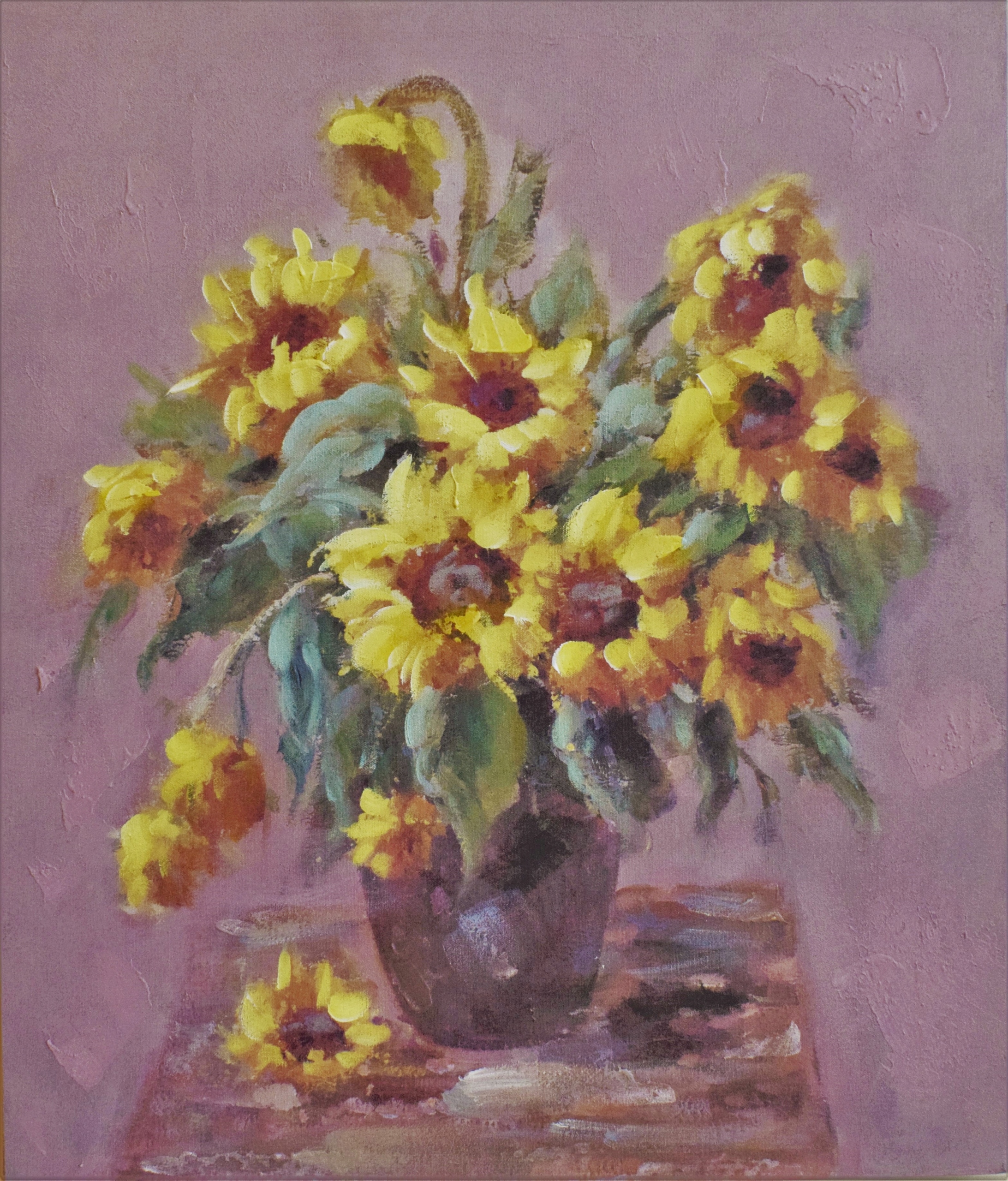 

Obraz Żółte Słoneczniki Ręcznie Malowany 60 x 70CM