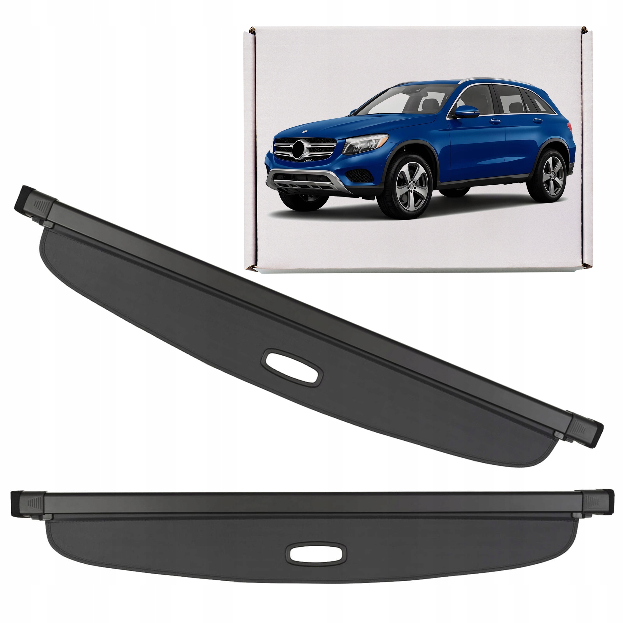 Mercedes Glc X253 2015-2022 Suv Roleta Do Zavazadlového Prostoru Černá A2538109051