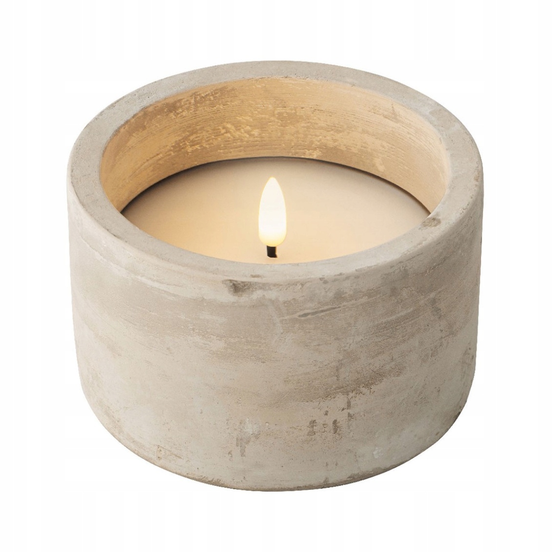 

Świeczka Led na baterie zewnętrzna 12x8cm