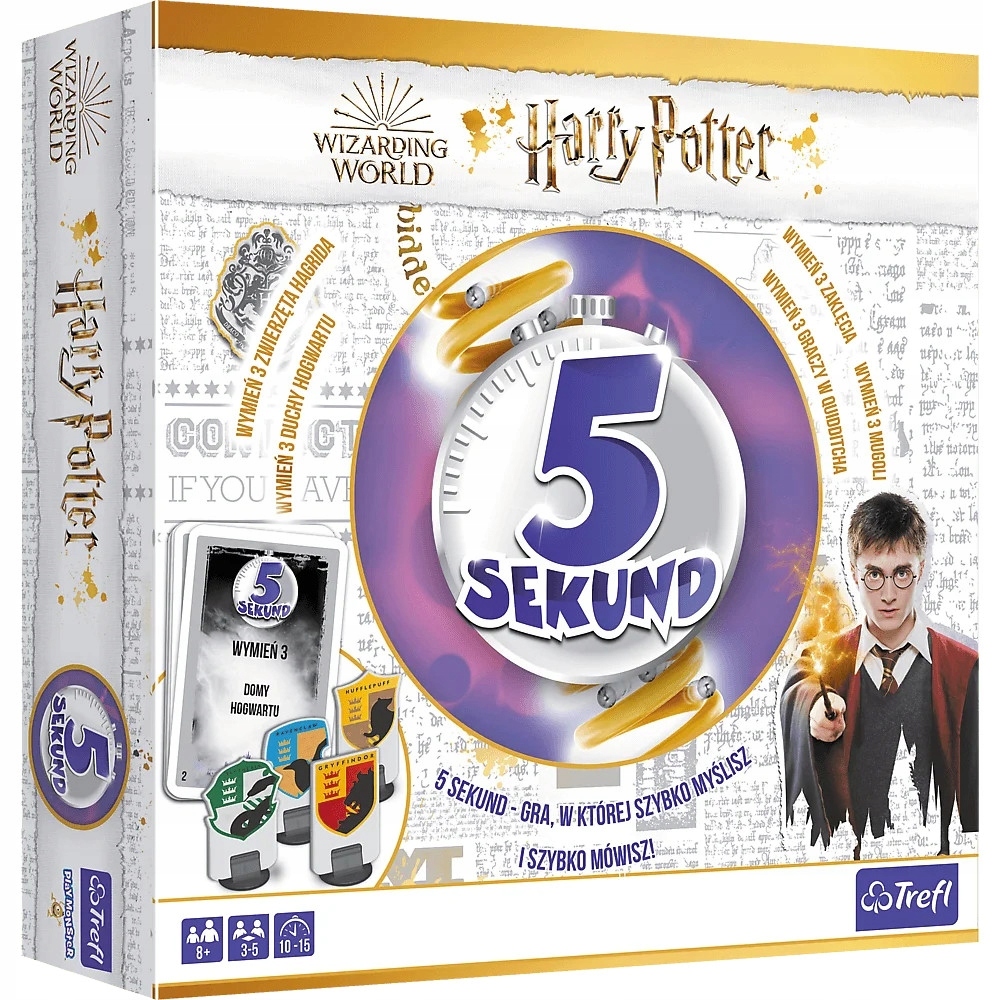 Gra Rodzinna Dla Dzieci 5 Sekund Harry Potter Towarzyskie Gry Planszowe