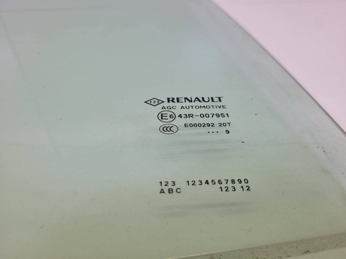 window door rear part right side Renault Scenic 4 2019 E000292
