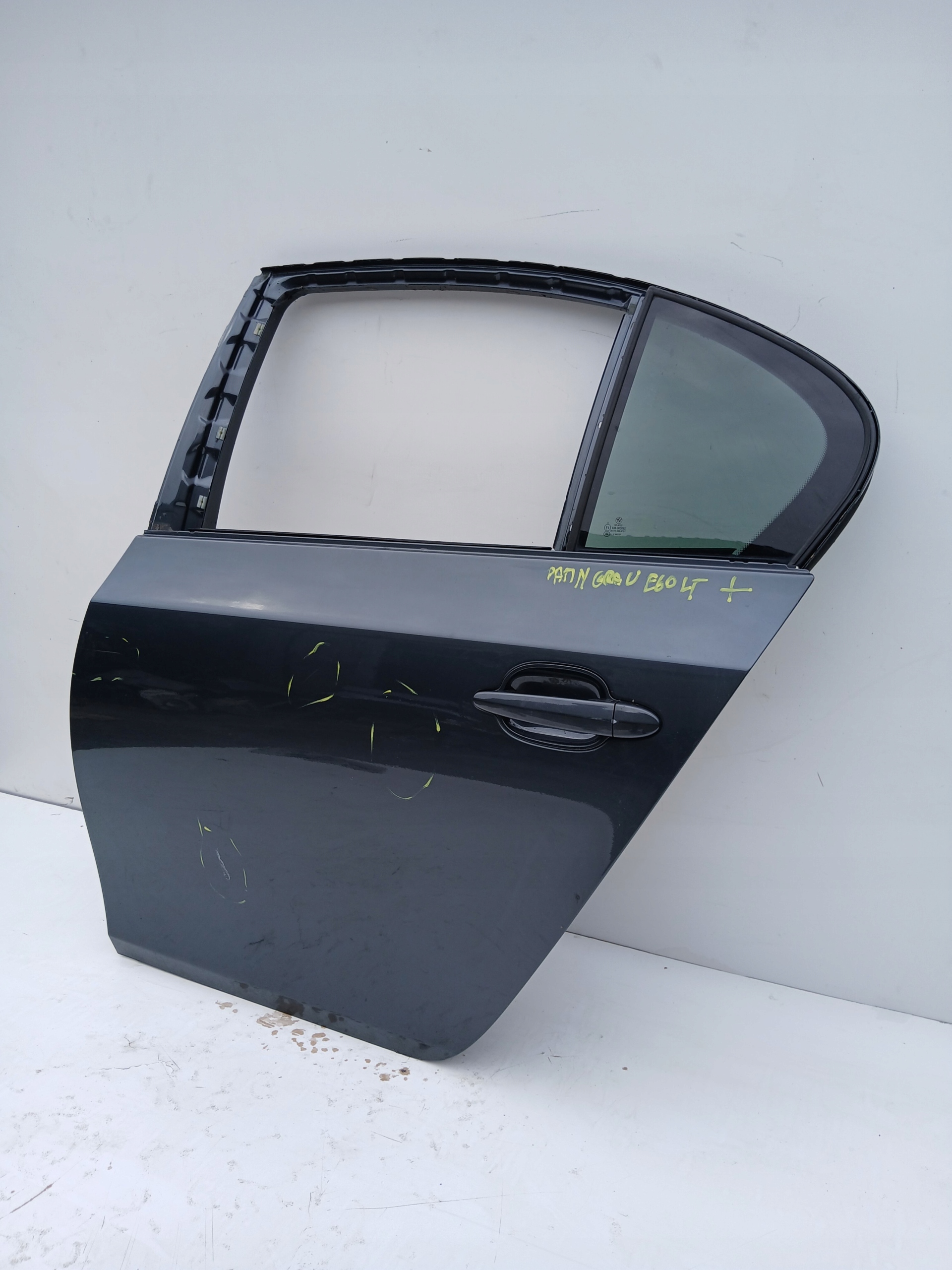 Tür links hinten BMW E60 PLATINGRAU