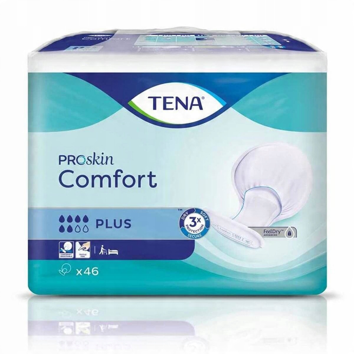 

Pieluchy anatomiczne chłonne Tena Comfort Plus 46