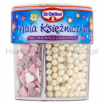 Levně Dr.Oetker Malá princezna Mix cukrových dekorací 78 g