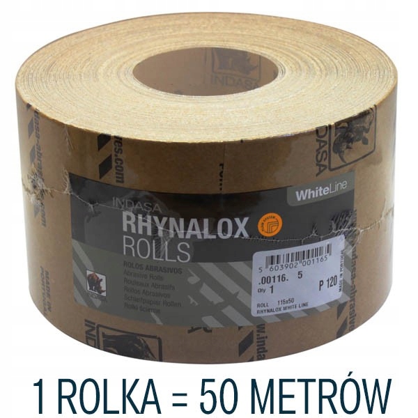 INDASA наждачний папір рулон 50м градація P240