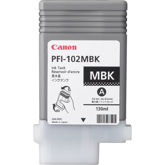 Canon Zásobník inkoustu PFI-102MBk/ iPF-500/ 6x0/ 7xx/ LP-xxx/ Matný černý