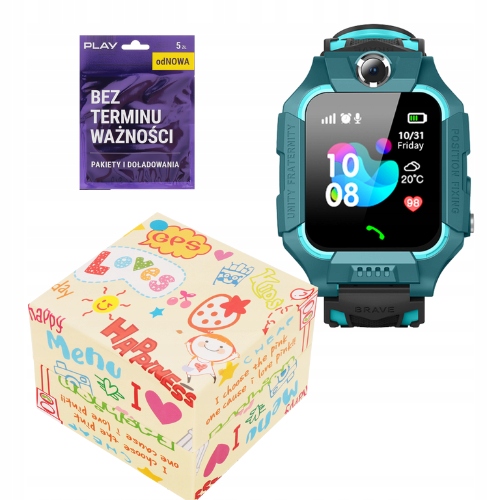 SMARTWATCH ZEGAREK SMARTBAND DLA DZIECI LOKALIZATOR GPS KARTA SIM Transmisja danych brak