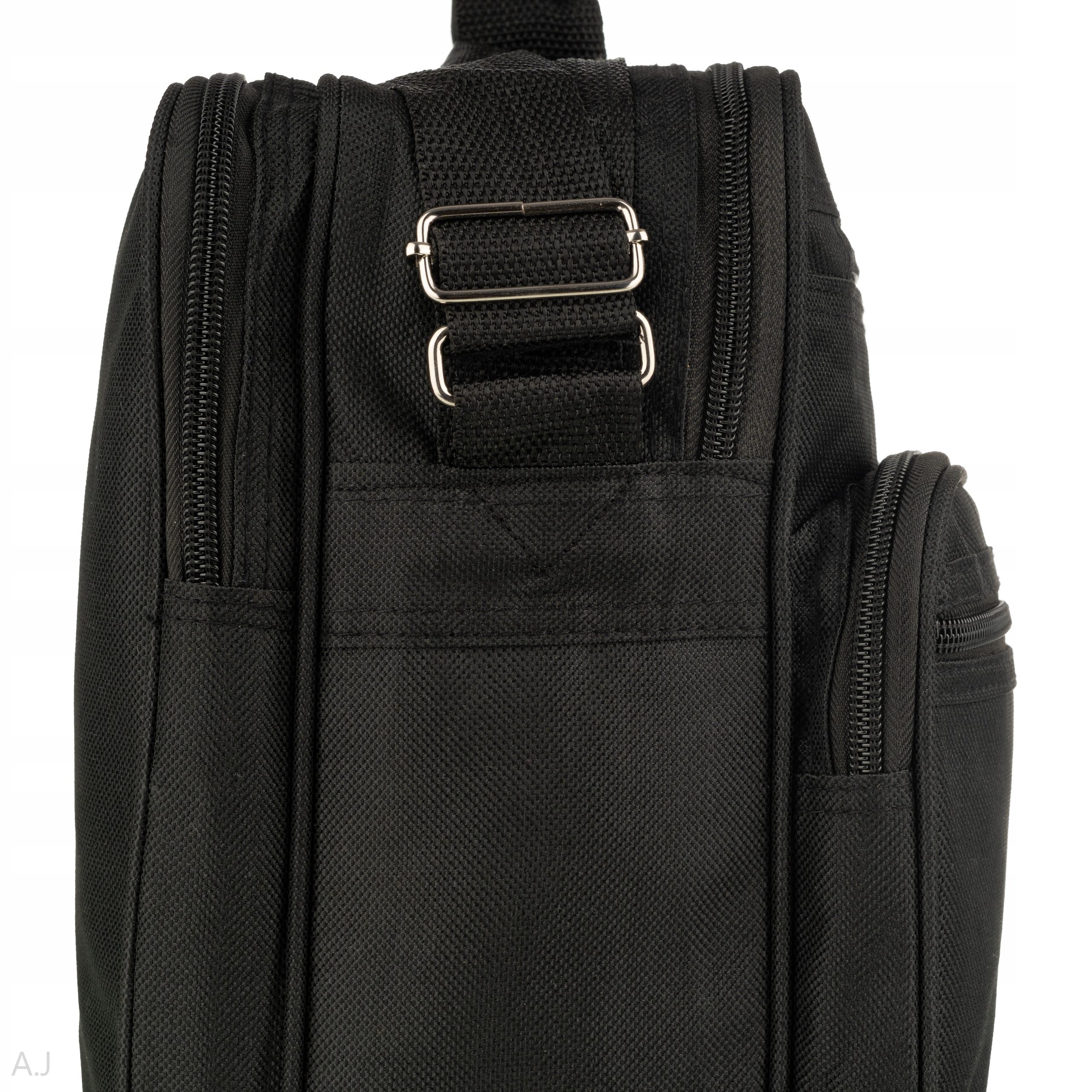 TORBA MĘSKA MATERIAŁOWA DO PRACY A4 LISTONOSZKA Kolor czarny