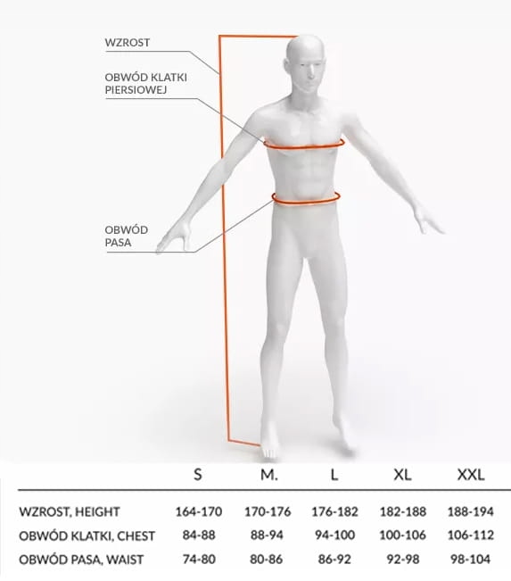 Spodnie męskie Extreme Thermo BLACK BRUBECK 2XL EAN (GTIN) 0005042029477