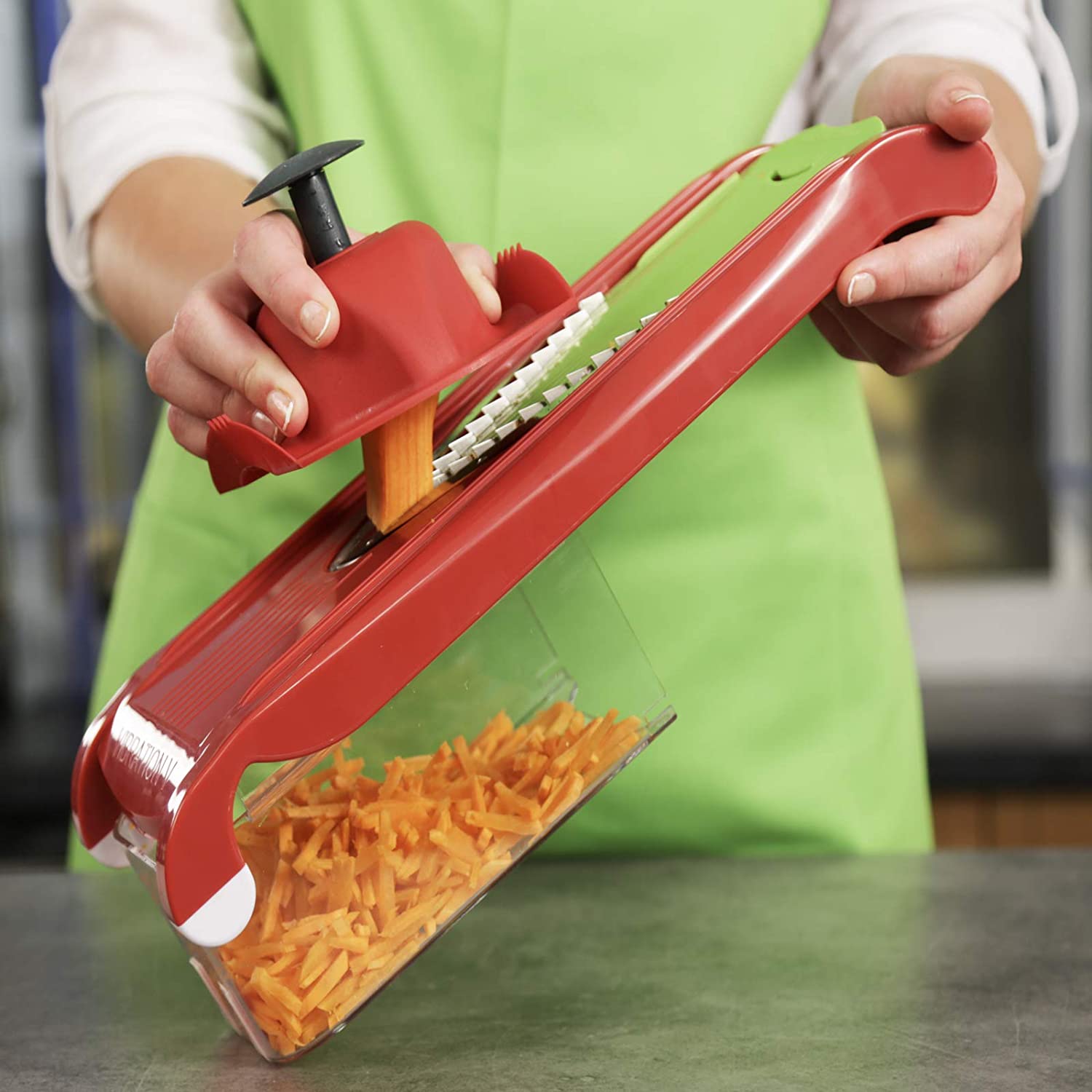 NIEMIECKA SZATKOWNICA OSTRA VIBRATION-V + GRATIS Przeznaczenie do warzyw