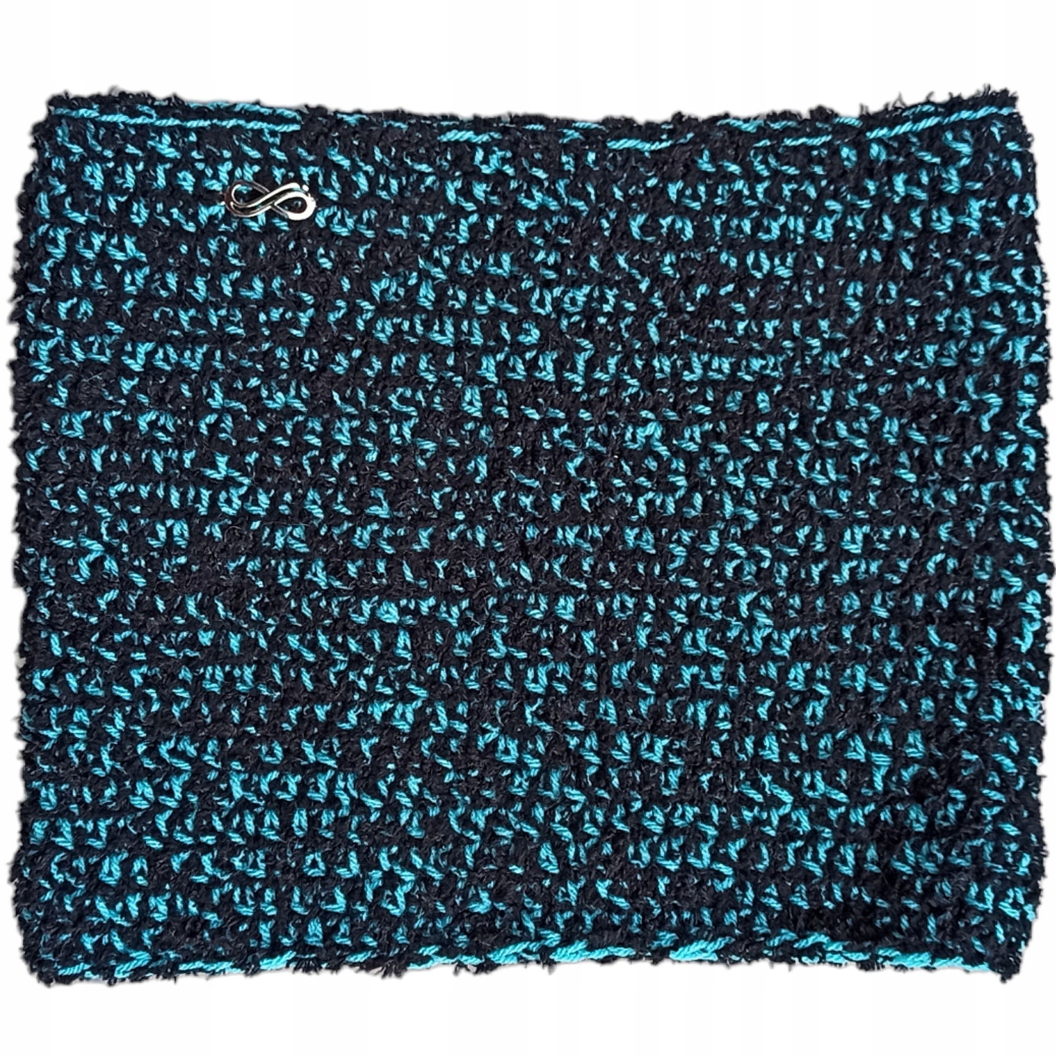 nákrčník Milu Soft handmade háček šála zelená ča